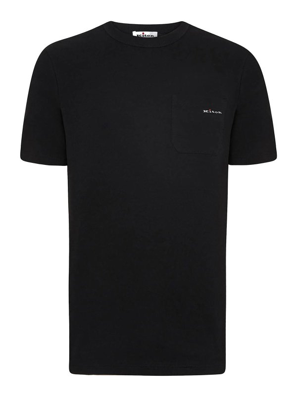 KITON: T-shirts - T-Shirt - Noir