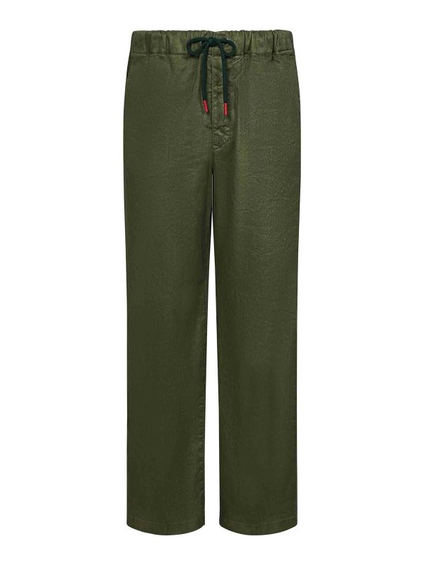 KITON: カジュアルトラウザー - カジュアルパンツ - 緑