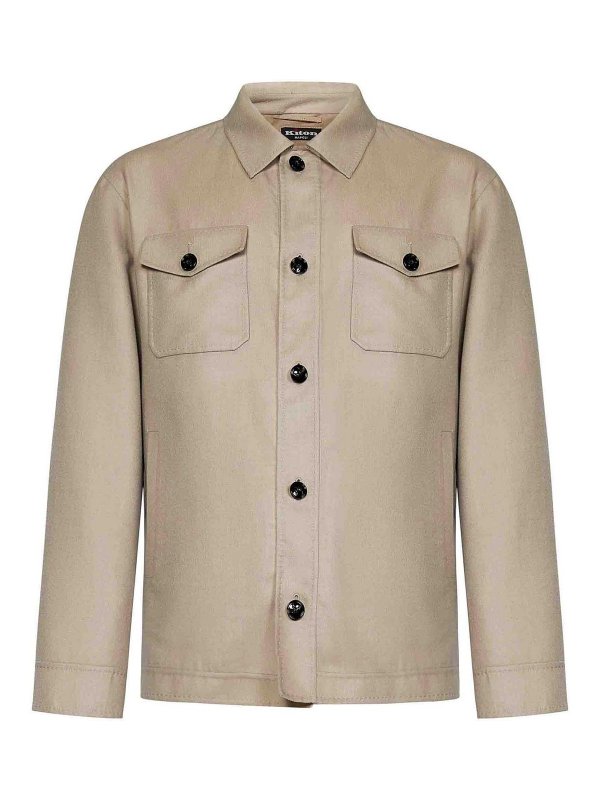 KITON: Casualjacken - Casualjacke - Beige