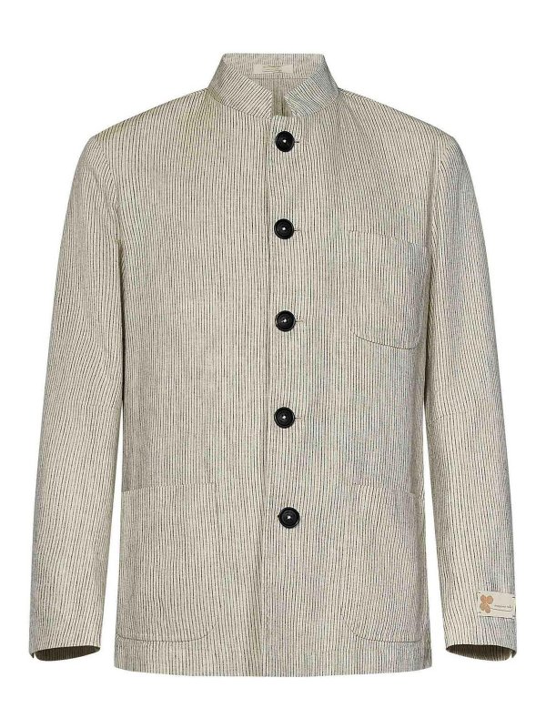 MASSIMO ALBA: Blazer - Blazer - Beige