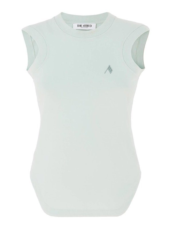 The Attico: Tops und Tank Tops - Top - Grün