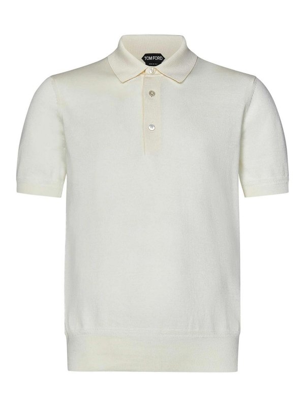 TOM FORD: Polos  - Polo - Blanc