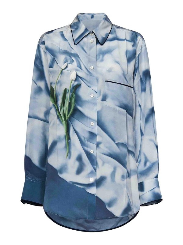 VICTORIA BECKHAM: シャツ - シャツ - ブルー