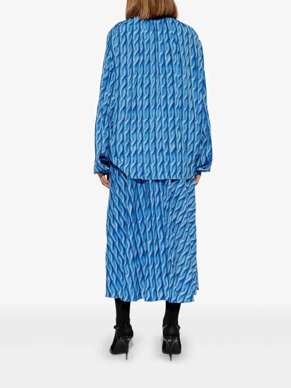 BALENCIAGA: Maxikleider online - Maxikleid - Blau