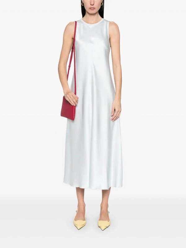 Satin crew dress shop online: FORTE FORTE