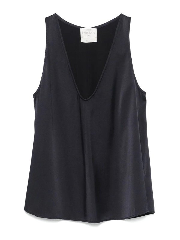 FORTE FORTE: Tops & Débardeurs - Top - Argent
