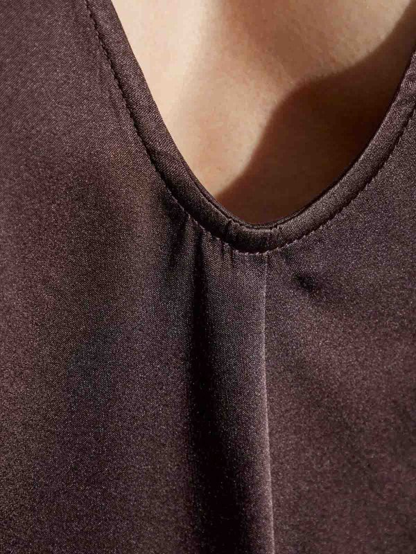 FORTE FORTE: Tops y camisetas sin mangas online - Top - Plata