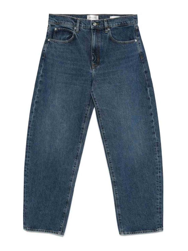 Frame: straight leg jeans - Low Slung Barrel