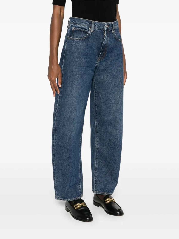 Frame: straight leg jeans online - Low Slung Barrel