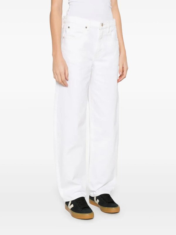 The Best Shops Frame: Straight Leg Jeans - Straight Leg Jeans - Beige