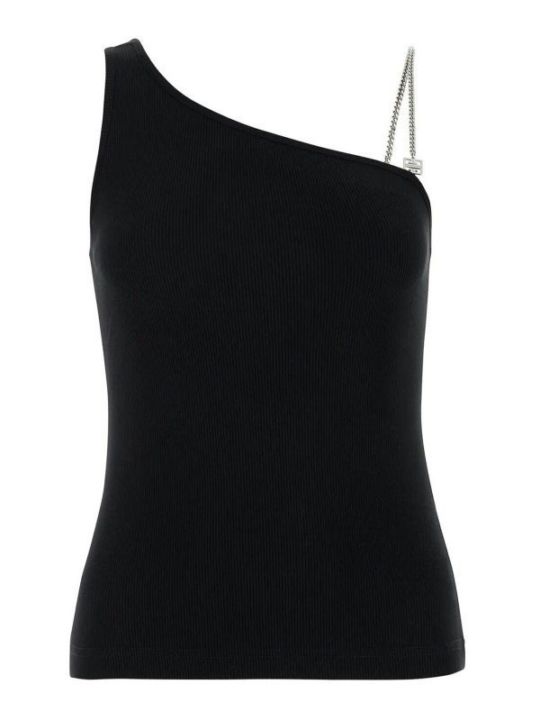 GIVENCHY: Tops y camisetas sin mangas - Top - Negro