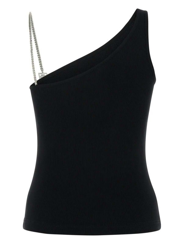 GIVENCHY: Tops y camisetas sin mangas online - Top - Negro
