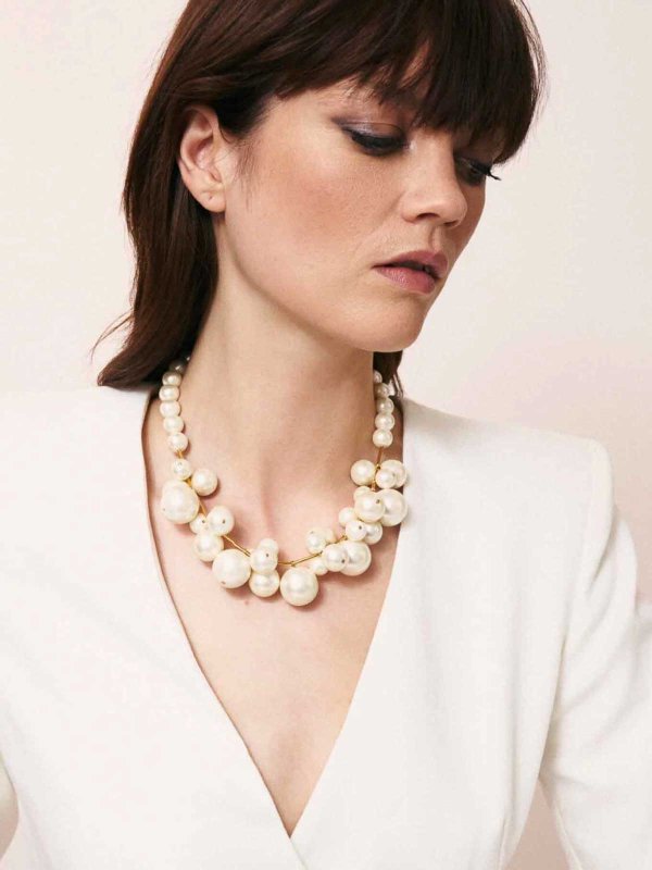 VANESSA BARONI: Collar online - Collar - Azul