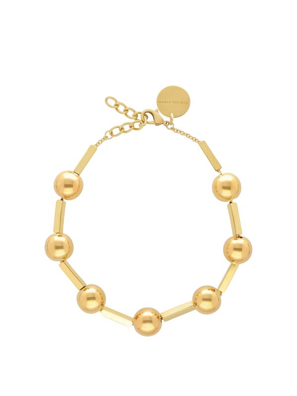 VANESSA BARONI: Necklaces & Chokers - Ball Chain Necklace Short