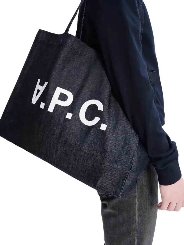 The Best Shops A.P.C.: Handtaschen - Shopper - Jeansblau