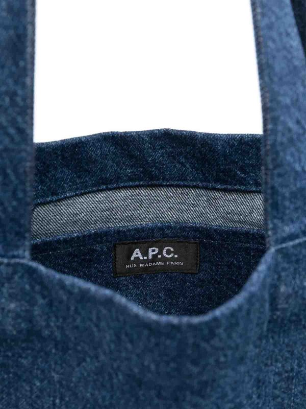 The Best Shops A.P.C.: トートバッグ - トートバッグ - ミディアムウォッシュ