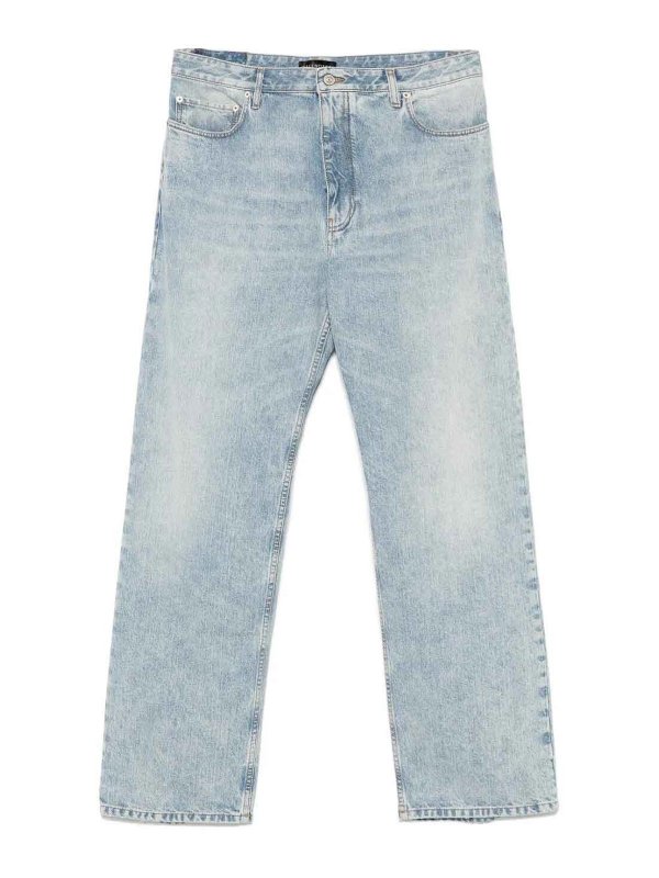 BALENCIAGA: カジュアルトラウザー - カジュアルパンツ - ライトブルー