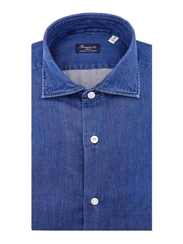 FINAMORE 1925: シャツ - シャツ - ブルー