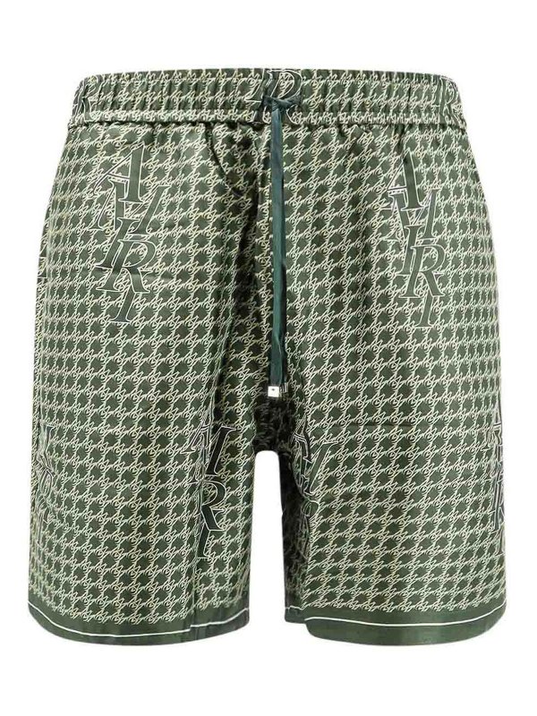 AMIRI: Hosen Shorts - Shorts - Grün