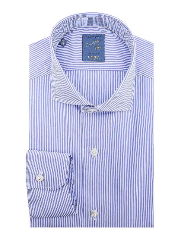 BARBA: Chemises - Chemise - Bleu