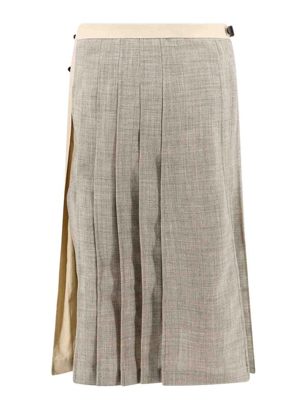 DURAZZI MILANO: Knee length skirts & Midi online - Bi-color kilt