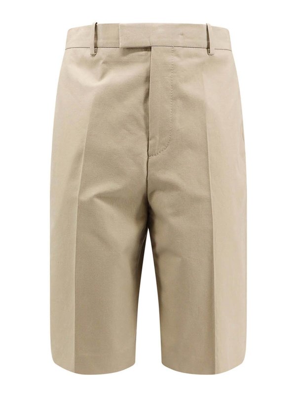 SALVATORE FERRAGAMO: Trousers Shorts - Cotton bermuda shorts
