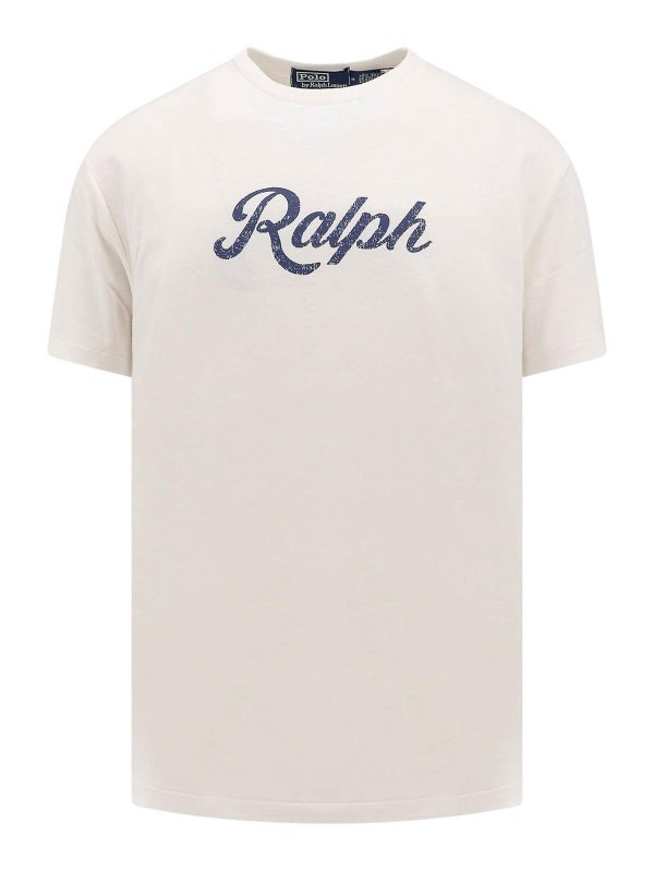 POLO RALPH LAUREN: T-shirts - T-Shirt - Weiß