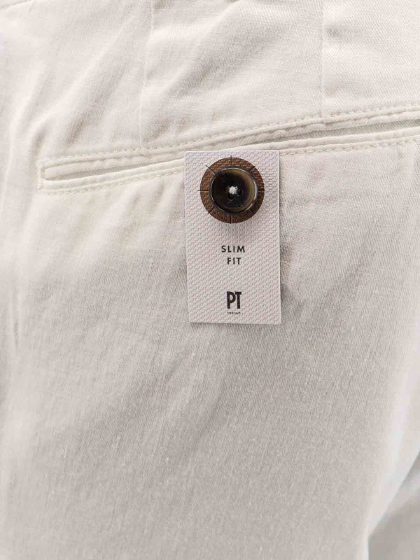 The Best Shops PT TORINO: カジュアルトラウザー - カジュアルパンツ - 白