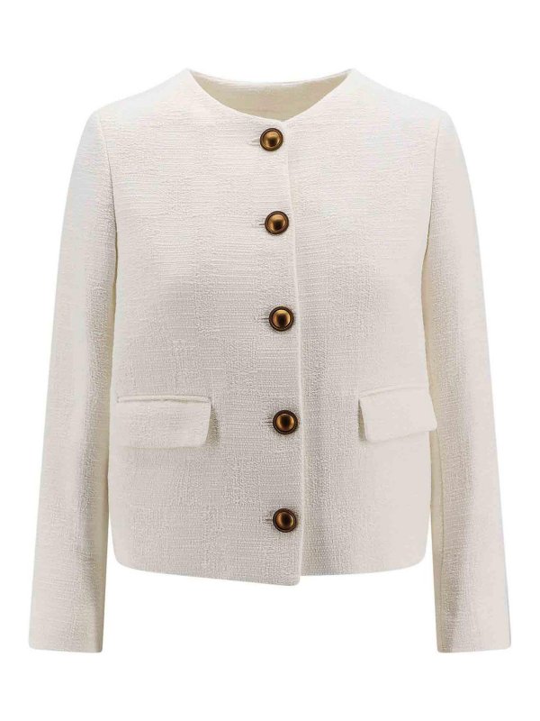 SAULINA: Blazer - Blazer - Blanco