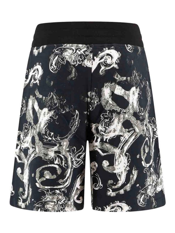 Versace Jeans Couture: Trousers Shorts online - Cotton bermuda shorts