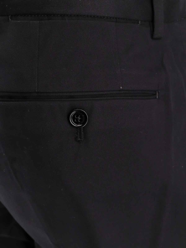 The Best Shops Z ZEGNA: casual trousers - Stretch cotton trouser