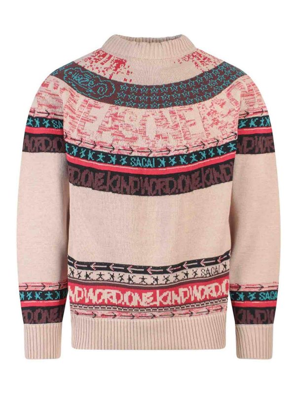 Sacai: Sweatshirts & Sweaters - Sacai x eric haze cotton sweatshirt