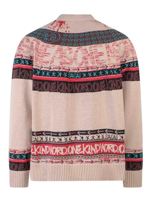 Sacai: Sweatshirts & Sweaters online - Sacai x eric haze cotton sweatshirt