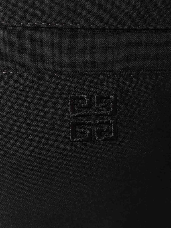 The Best Shops GIVENCHY: Trousers Shorts - Virgin wool bermuda shorts