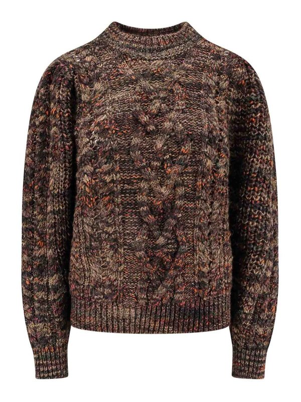 Isabel Marant Etoile: maglia collo rotondo - Maglione in misto lana