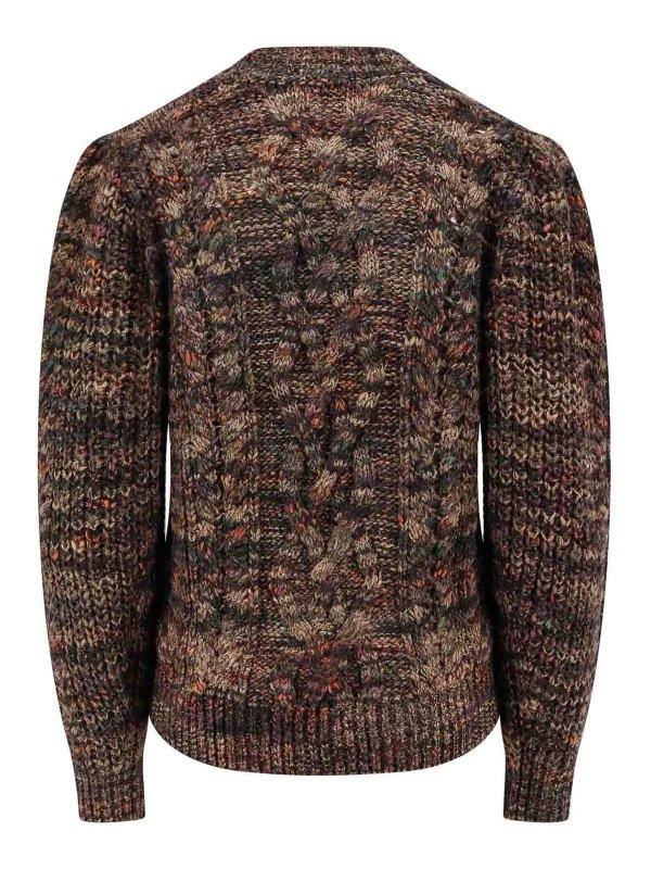 Isabel Marant Etoile: maglia collo rotondo online - Maglione in misto lana