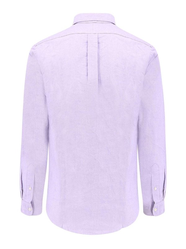 POLO RALPH LAUREN: shirts online - Cotton shirt with multicolor logo embroidery