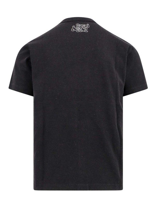 Sacai: Camisetas online - Camiseta - Negro