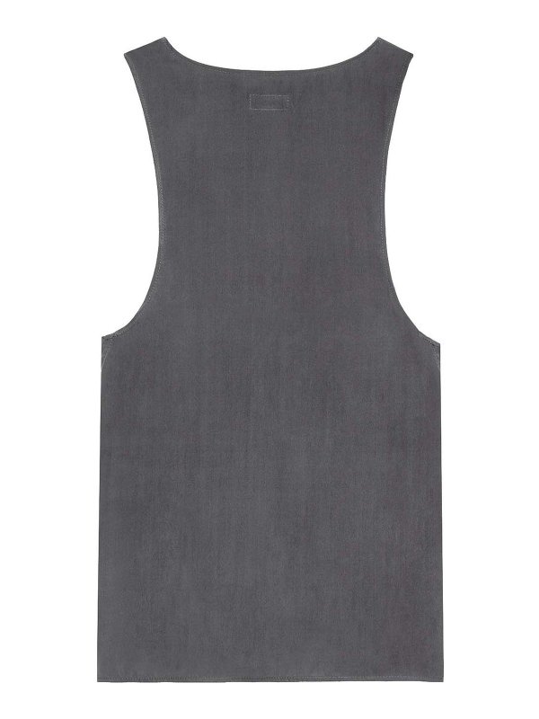 SAINT LAURENT: Tops & Tank tops online - Silk tank top