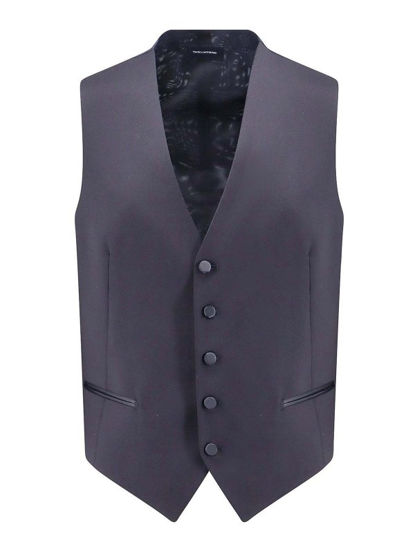 TAGLIATORE: Chalecos - Chaleco - Azul