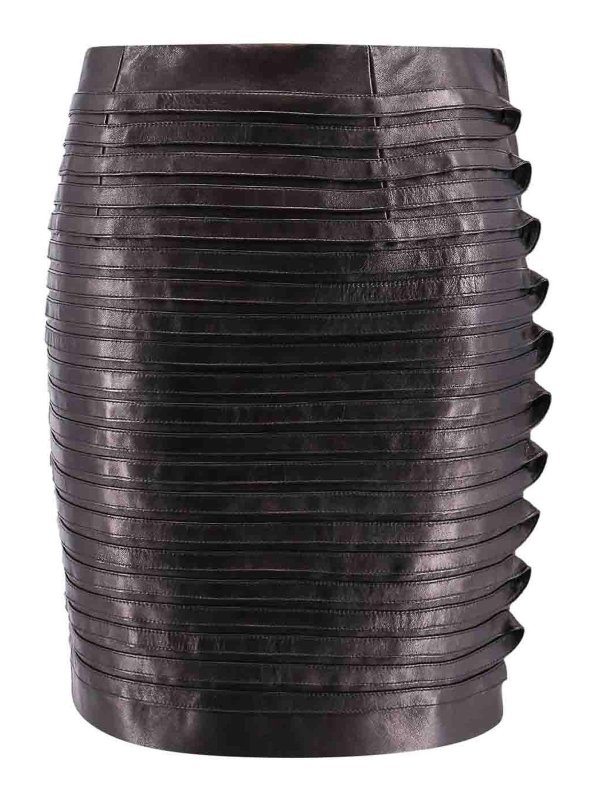 VERSACE: Mini jupes - Jupe Midi - Noir