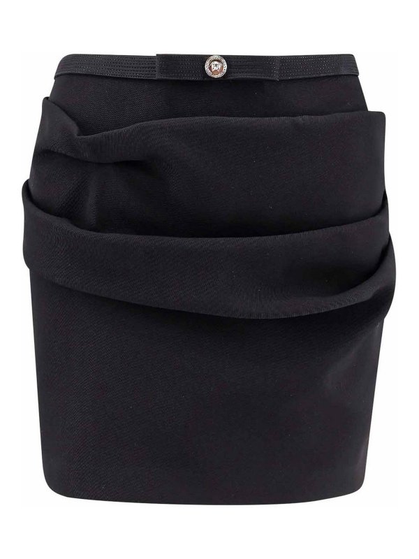 VERSACE: mini skirts - Responsible  wool mini skirt