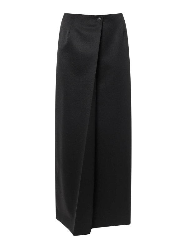 GIVENCHY: ニーレングススカート＆ミディ丈 - 膝丈/ミディスカート - 黒