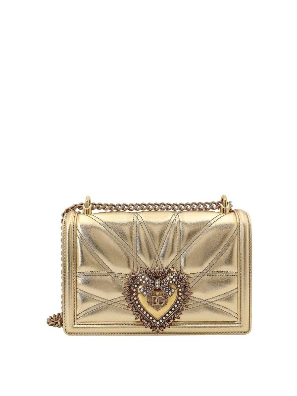 DOLCE & GABBANA: borse a tracolla - Borsa a tracolla in pelle