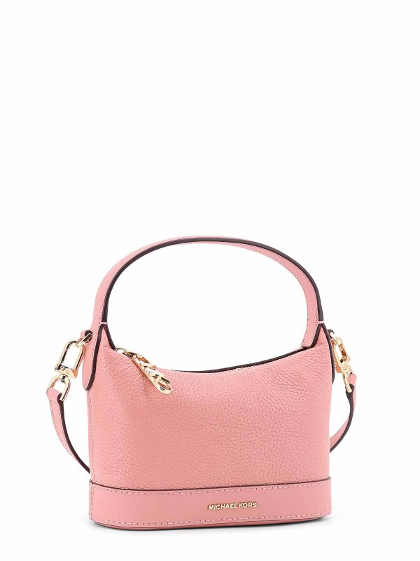 The Best Shops MICHAEL KORS: totes bags - Wythe leather handbag with frontal logo