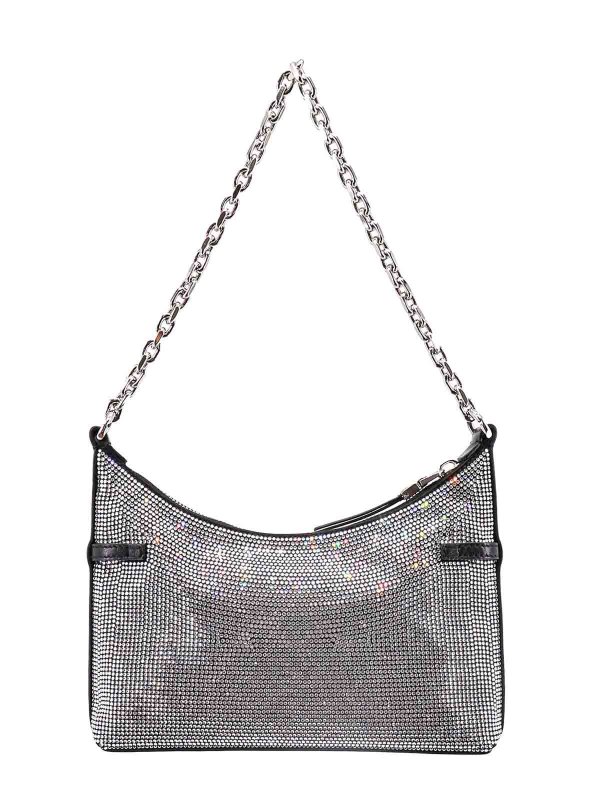 GIVENCHY: cross body bags online - Shoulder bag with all-over rhinestones