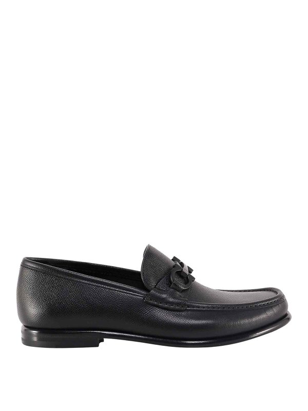 SALVATORE FERRAGAMO: Mocassins & Chaussures bateau - Mocassins - Noir
