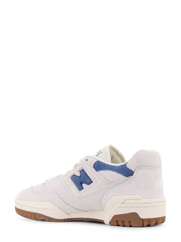 The Best Shops NEW BALANCE: sneakers - Sneakers in camoscio con dettagli in denim