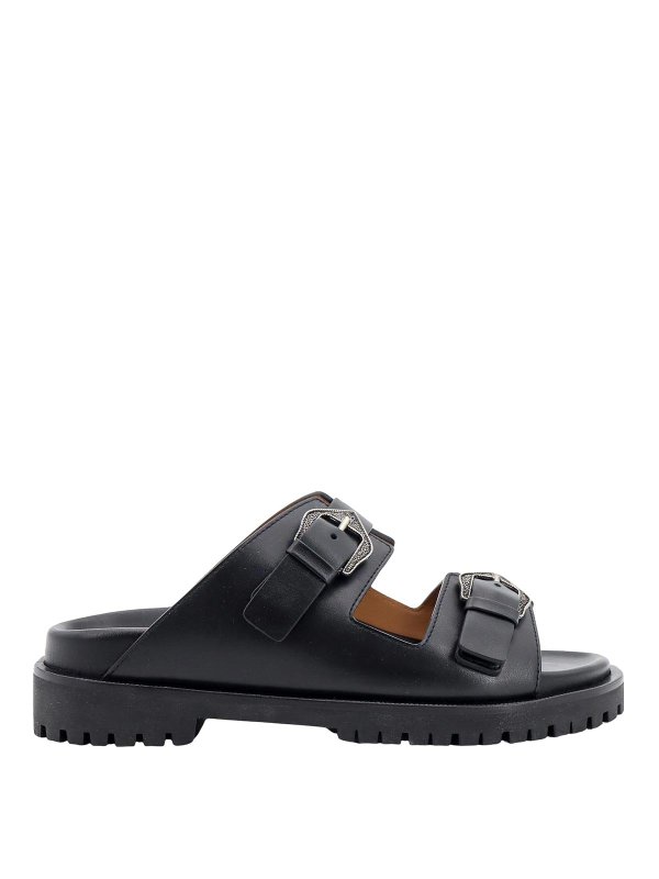 OFF-WHITE: Sandales - Sandales - Noir