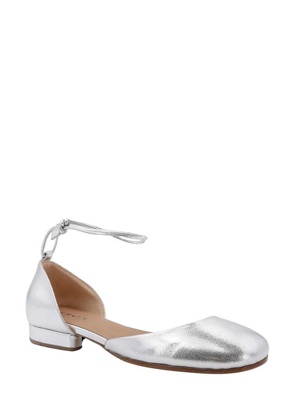 DURAZZI MILANO: flat shoes online - Laminated leather ballerinas